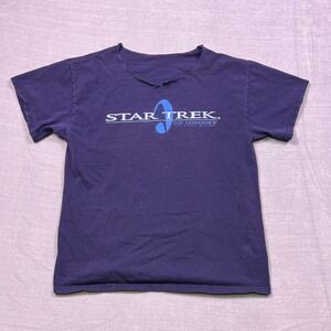 Star Trek The Experience Las Vegas Hilton Mens Navy Blue T Shirt